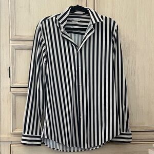 Zara Men's Striped Button-Down Shirt